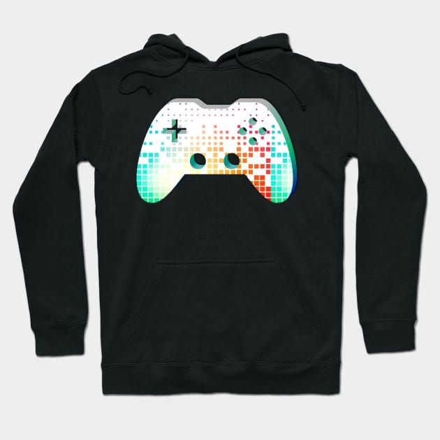Music Beats EQ Gamepad - Gaming Gamer Abstract - Gamepad Controller - Video Game Lover - Graphic Background Hoodie by MaystarUniverse